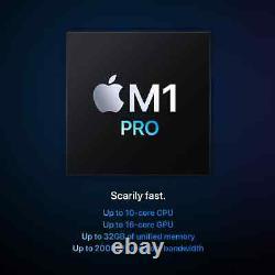14-inch Apple MacBook Pro M1 Pro 8-core CPU 14-core GPU 16gb RAM 512GB SSD NEW