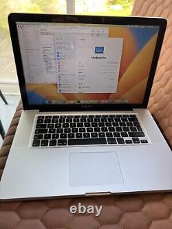 15 Apple MacBook Pro Mid 2010 Intel i5 2.4GHz/ 8GB RAM/ 240GB SSD A1286