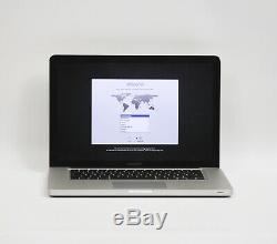15-inch Apple MacBook Pro 2.2GHz i7 Quad Core 8GB RAM 250GB SSD A1286 Late 2011