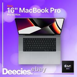 16-inch Apple MacBook Pro M1 Max 10-core CPU 24-core GPU 32gb RAM 1TB SSD NEW