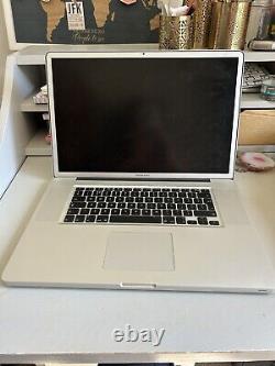 17 Apple MacBook Pro Early 2009 Intel i7 / 8GB Ram / SSD A1297