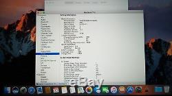 2015 MacBook Pro Retina 13 2.7GHz intel i5 128GB SSD 8GB MF839LL/A