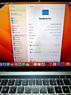 2017 Apple MacBook Pro A1706 i5 3.1GHz Dual Core 8GB 512GB SSD 13 Touch Bar