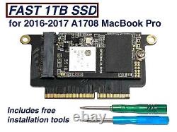 A1708 1TB SSD for 2016 2017 Apple MacBook Pro no touchbar EMC 2978 3164 1 TB ssd