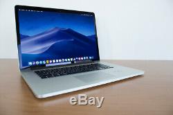 APPLE MACBOOK PRO 15 RETINA QUAD CORE i7 LAPTOP 512GB SSD 16GB RAM OSx 2018