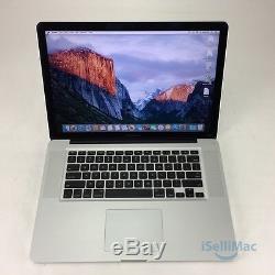 Apple 2011 MacBook Pro 15 2GHz I7 500GB 8GB MC721LL/A + B Grade + Warranty