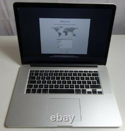 Apple A1398 MacBook Pro, Mid 2015 Laptop 251GB SSD, 16GB RAM, I7-4770HQ