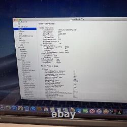 Apple MacBook Pro 11.5 Intel Core I7 16GB 256ssd