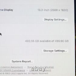 Apple MacBook Pro 13 2019 A1989 2.80GHz i7 16GB RAM 512GB SSD MacOS Sonoma VG