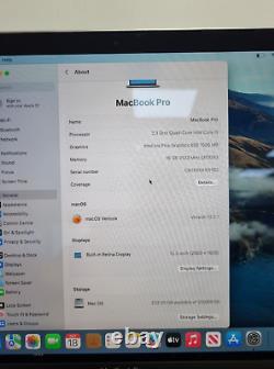 Apple MacBook Pro 13, 2.3GHz Core i5-8259U, 16GB RAM, 256GB SSD, 2018