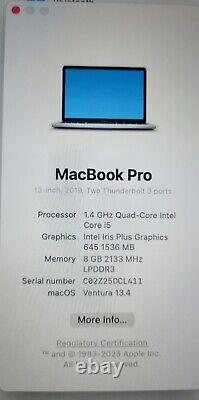 Apple MacBook Pro 13.3 (2019 Two Thunderbolt 3 ports 8GB)