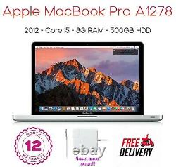 Apple MacBook Pro 13.3 A1278 Core i5 2.5ghz Various RAM and HDD options