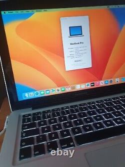 Apple MacBook Pro 13.3 A1278 Intel Core i5-3210M 16GB RAM 240GB SSD OS Ventura