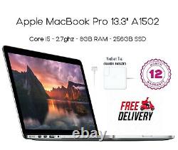Apple MacBook Pro 13.3 A1502 Core i5, 2.7ghz 8GB RAM 256GB SSD