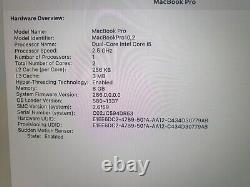Apple MacBook Pro 13 A1425 i5-3210M 128GB SSD, 8GB RAM MacOs Sonoma Laptop