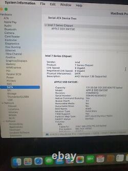 Apple MacBook Pro 13 A1425 i5-3210M 128GB SSD, 8GB RAM MacOs Sonoma Laptop
