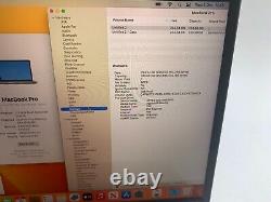 Apple MacBook Pro 13 A1708, 2017 i5 8GB 250GB QWERTY UK Cycles 54