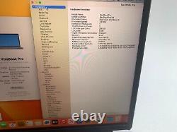 Apple MacBook Pro 13 A1708, 2017 i5 8GB 250GB QWERTY UK Cycles 54
