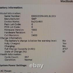 Apple MacBook Pro 13 A2289 TouchBar 2020 Core i5 1.4GHz 8GB RAM 512GB SSD