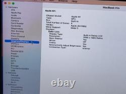 Apple MacBook Pro 13 A2338 2020 Apple M1 8GB RAM / 512GB SSD Silver
