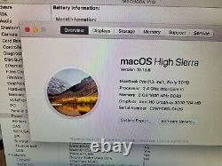 Apple MacBook Pro 13 Core i5 2.4GHz 6GB RAM 250GB SSD MC700 READ NOTES
