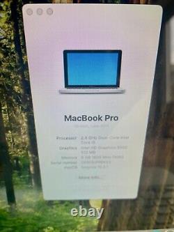 Apple MacBook Pro 13 Core i5 2.4GHz 8GB RAM 500GB SSD RED MS Office SEQUOIA