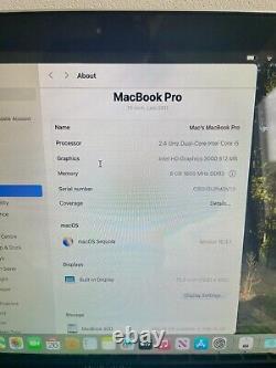 Apple MacBook Pro 13 Core i5 2.4GHz 8GB RAM 500GB SSD RED MS Office SEQUOIA