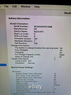 Apple MacBook Pro 13 Core i5 2.5GHz 16GB RAM 256GB SSD MD101 MacOS SONOMA