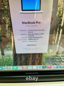 Apple MacBook Pro 13 Core i5 2.5GHz 16GB RAM 256GB SSD ORANGE MS Office SEQUOIA
