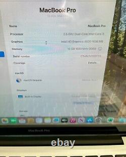 Apple MacBook Pro 13 Core i5 2.5GHz 16GB RAM 256GB SSD ORANGE MS Office SEQUOIA