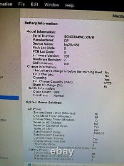 Apple MacBook Pro 13 Core i5 2.5GHz 8GB RAM 512GB SSD BLUE MS Office SEQUOIA