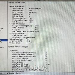 Apple MacBook Pro 13, Intel Core i5 2.5GHz, Mid 2012, 500GB 8GB A1278 Battery