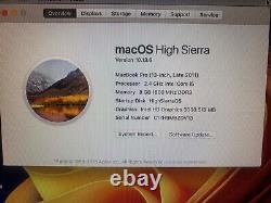 Apple MacBook Pro 13 Intel i5 2.40GHz, 8GB, 500GB HDD, HighSierra+Windows10-No6