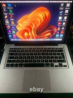 Apple MacBook Pro 13 Intel i5 2.40GHz, 8GB, 500GB HDD, HighSierra+Windows10-No6