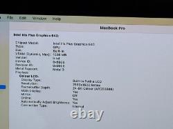 Apple MacBook Pro 13 i5 2.3GHz 8GB 128GB 2017 Laptop A1708 Silver
