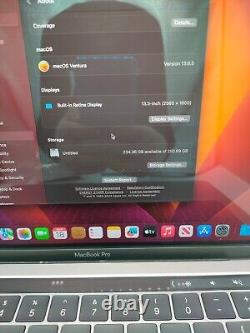 Apple MacBook Pro 13 i5 3.1GHz (Touch, 2017) 8GB 256GB SSD Space Grey Good