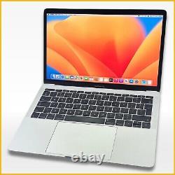 Apple MacBook Pro 13 i5-7360U 2.3GHz 8GB 256GB 2017 Silver Ventura Laptop A1708
