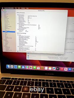 Apple MacBook Pro 13 in 2017 Core i7 2.5GHz 16GB Ram 256GB SSD Silver A Grade
