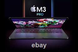 Apple MacBook Pro 14.2-In M3 Pro 36GB RAM 12C/18C 512GB SSD Laptop 100% Battery