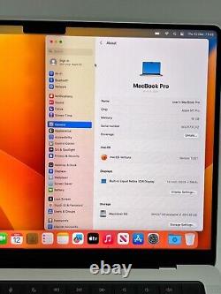 Apple MacBook Pro 14-inch A2442 M1 Pro Chip 16GB 512GB SSD Screen Flickering