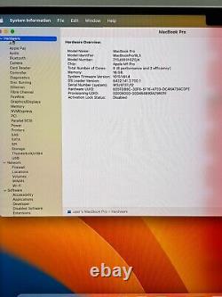 Apple MacBook Pro 14-inch A2442 M1 Pro Chip 16GB 512GB SSD Screen Flickering