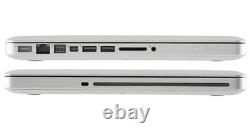 Apple MacBook Pro 15 2010 i5-M520 512GB 8GB HD Silver Laptop High Sierra A1278