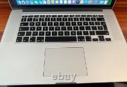 Apple MacBook Pro 15 2015 500gb SSD 16 RAM 2.5gHz i7 Quad Core Silver