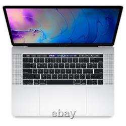 Apple MacBook Pro 15 2018 i7-8750H 512GB 16GB Touchbar Silver Retina Laptop C1