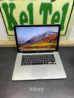 Apple MacBook Pro 15 2.2Ghz Core i7 A1286 8GB RAM 250GB SSD 2011 LAPTOP UK #L4