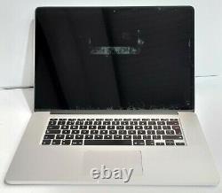 Apple MacBook Pro 15.4 Laptop Core i7 2.2GHz 16GB RAM 256GB SSD 2014, Read Note