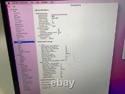 Apple MacBook Pro 15 A1707, 2017 i7 16GB 500GB CycleCount 95 QWERTY UK