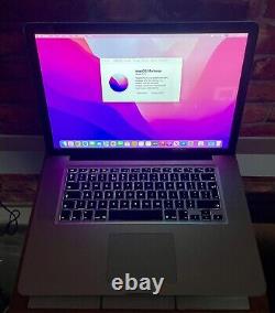 Apple MacBook Pro 15 C2D 2.53GHz 8GB RAM 256GB SSD MC118 MacOS Monterey