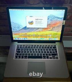 Apple MacBook Pro 15 Quad Core i7 2.0GHz 8GB RAM 256GB SSD MC721 MS Office