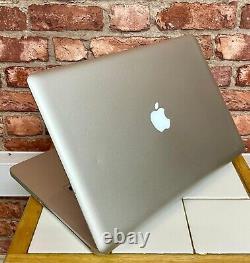 Apple MacBook Pro 15 Quad Core i7 2.0GHz 8GB RAM 256GB SSD MC721 MS Office